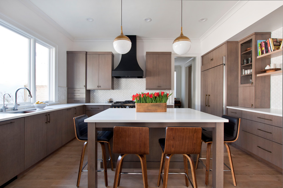 Warm Mid century with Quarter sawn oak - Midcentury ...