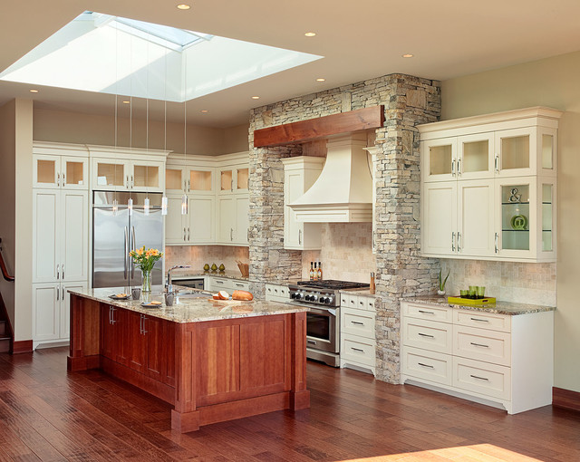 Warm Toned Classic Traditional Kitchen Vancouver by