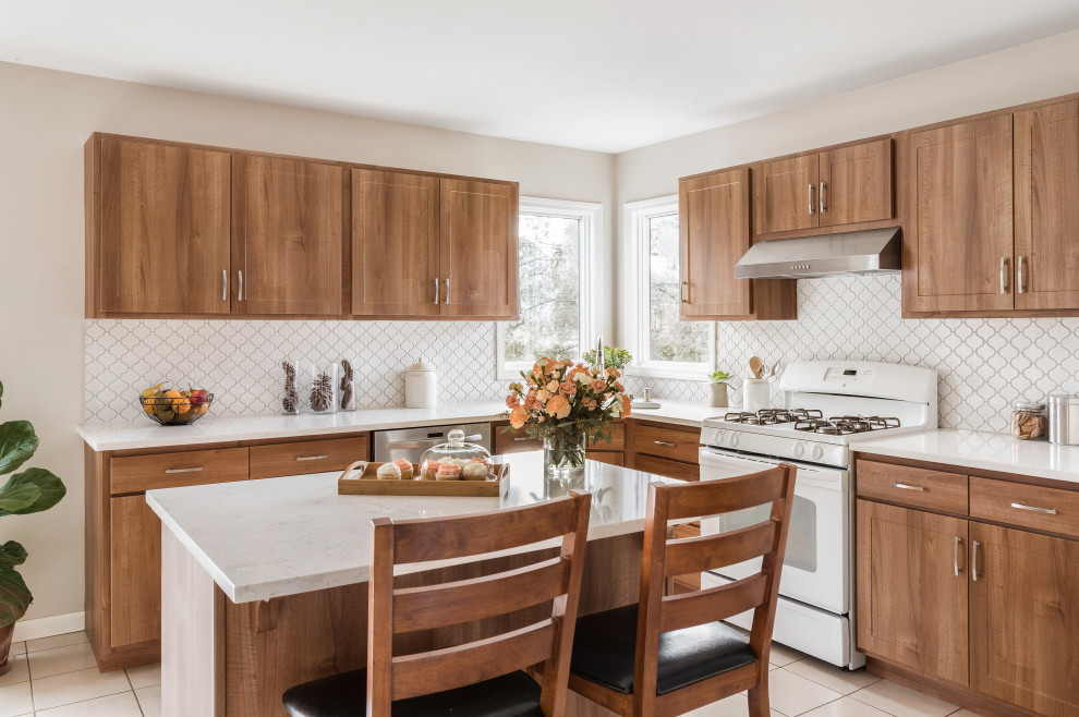 Warming Hazelnut Refacing - Transitional - Kitchen - Other - by Kitchen ...