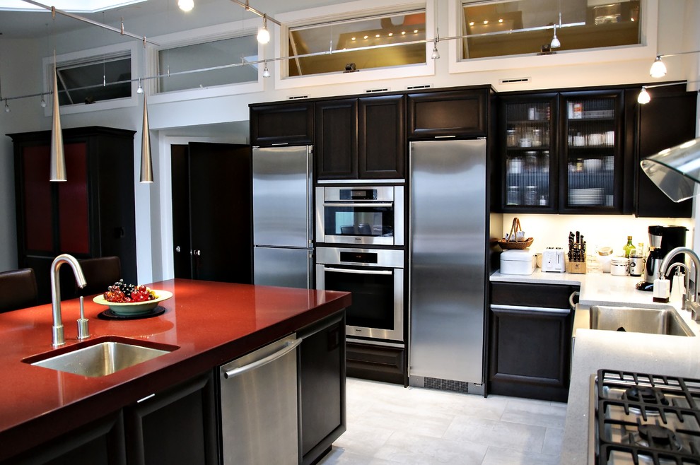 Warwick Weekend House Contemporary Kitchen New York by Hudson