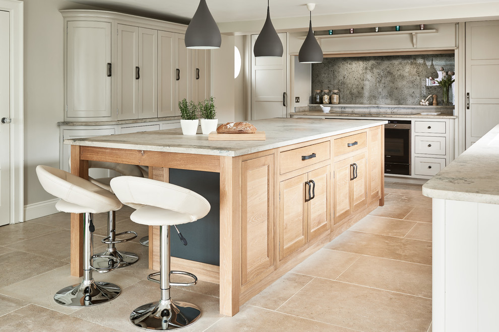 Example of a trendy kitchen design in Berkshire