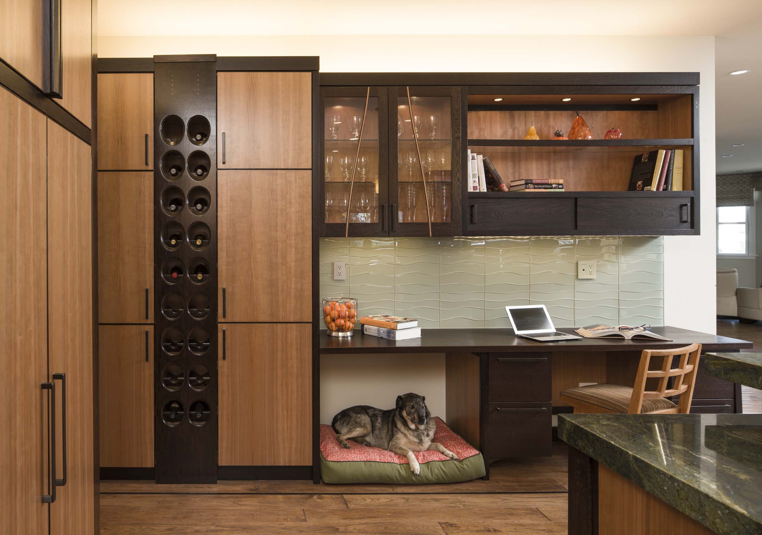 under counter dog bed