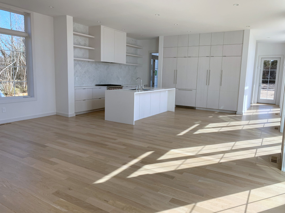 WATER MILL 4" SELECT WHITE OAK INSTALLED & FINISHED WITH BONA NATURAL