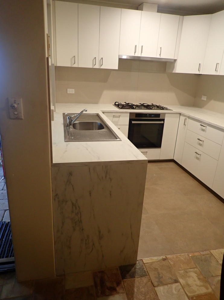 Waterfall Benchtop custom designed Modern Kitchen Perth by Building Dimensions Houzz