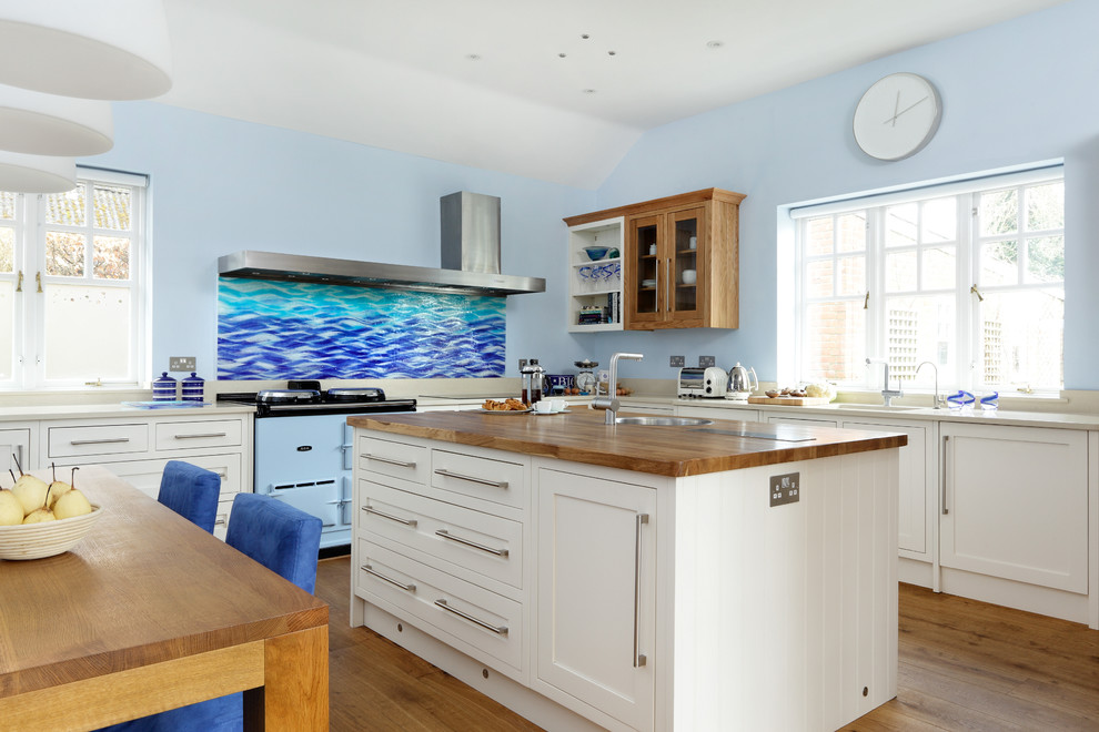 Design ideas for a nautical kitchen in Other.