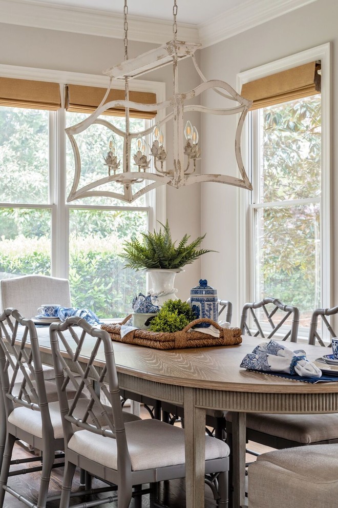 Waxhaw/Marvin, Colorful Interiors Mixing antiques with new furniture