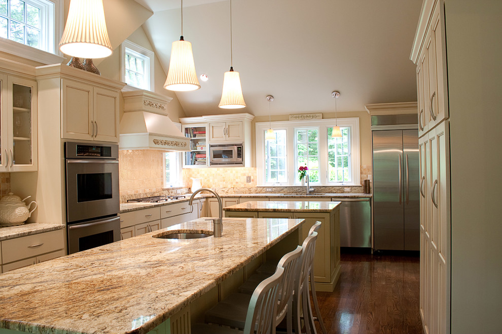 Wayland kitchen Transitional Kitchen Boston by Eric Roseff