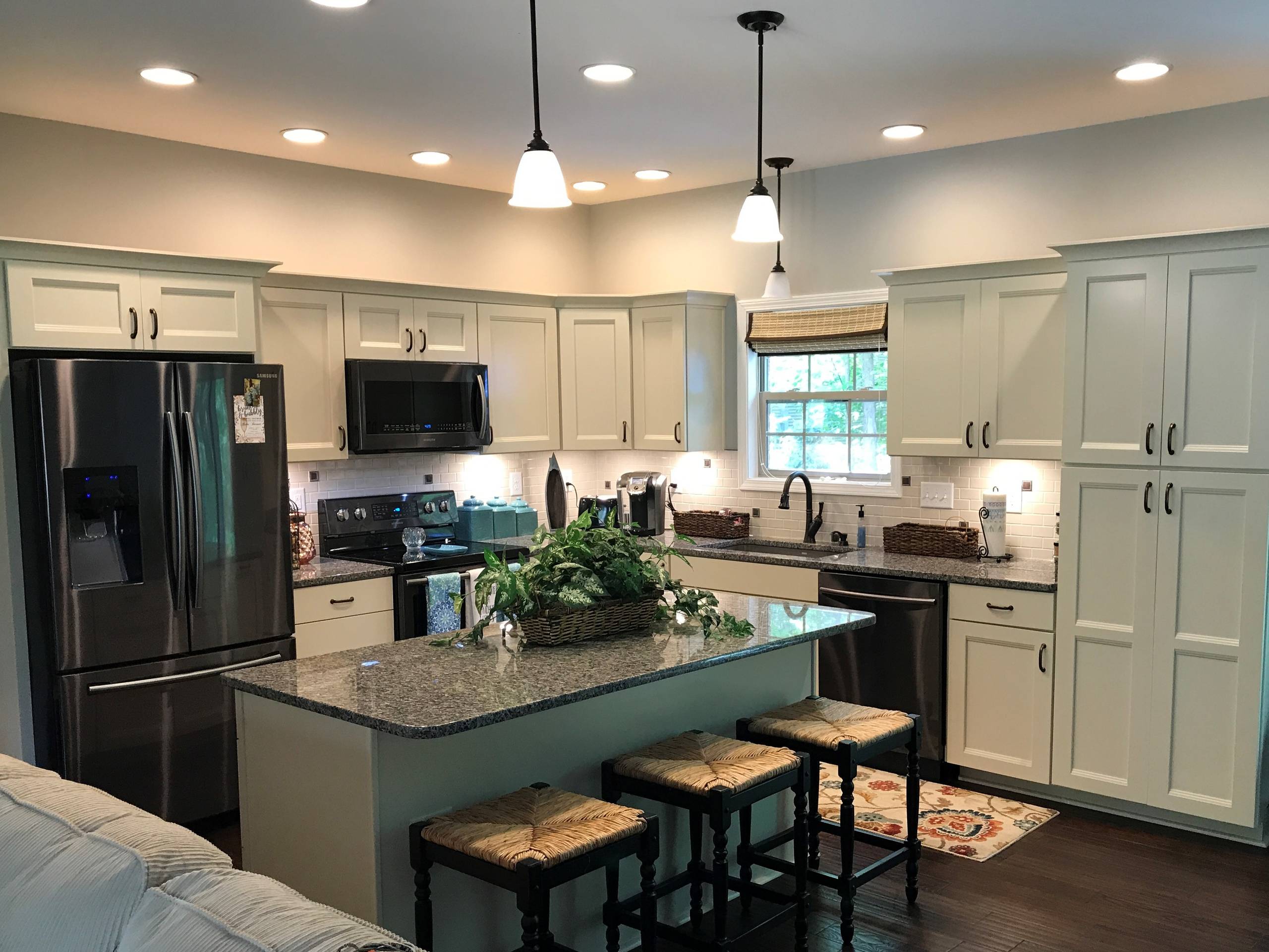 Waypoint And Contractors Choice Cabinetry Painted Silk Kitchen Indianapolis By Concepts The Cabinet Shop Houzz