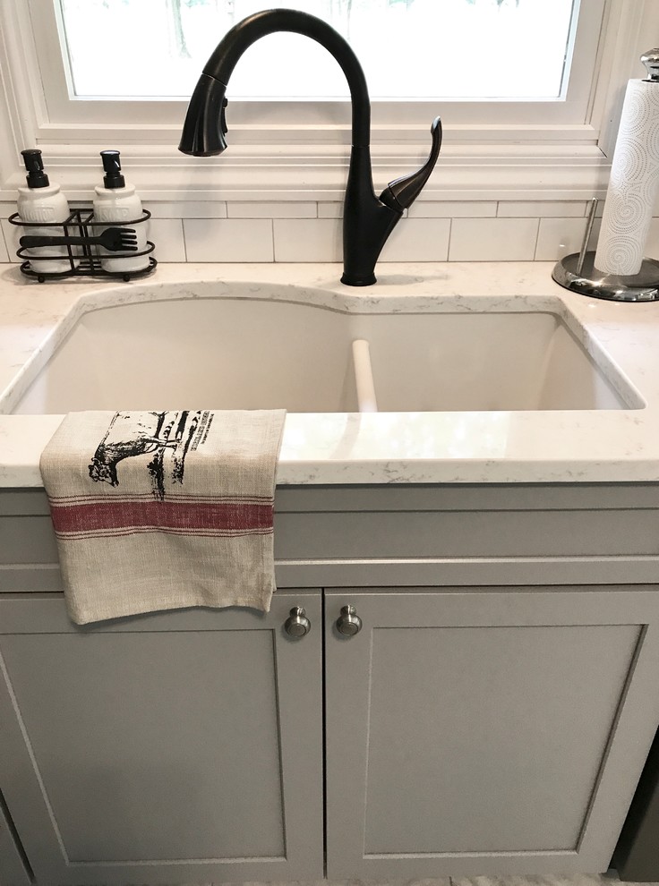 Waypoint Painted Stone and Painted Linen Colors Bathroom Indianapolis by