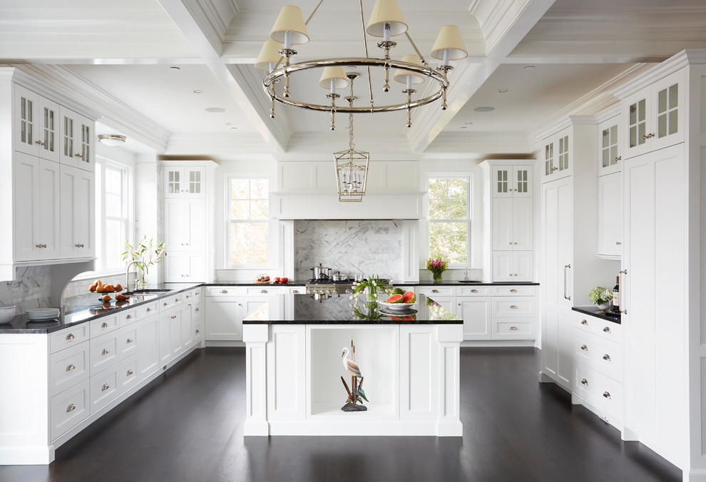 Example of a transitional kitchen design in Baltimore