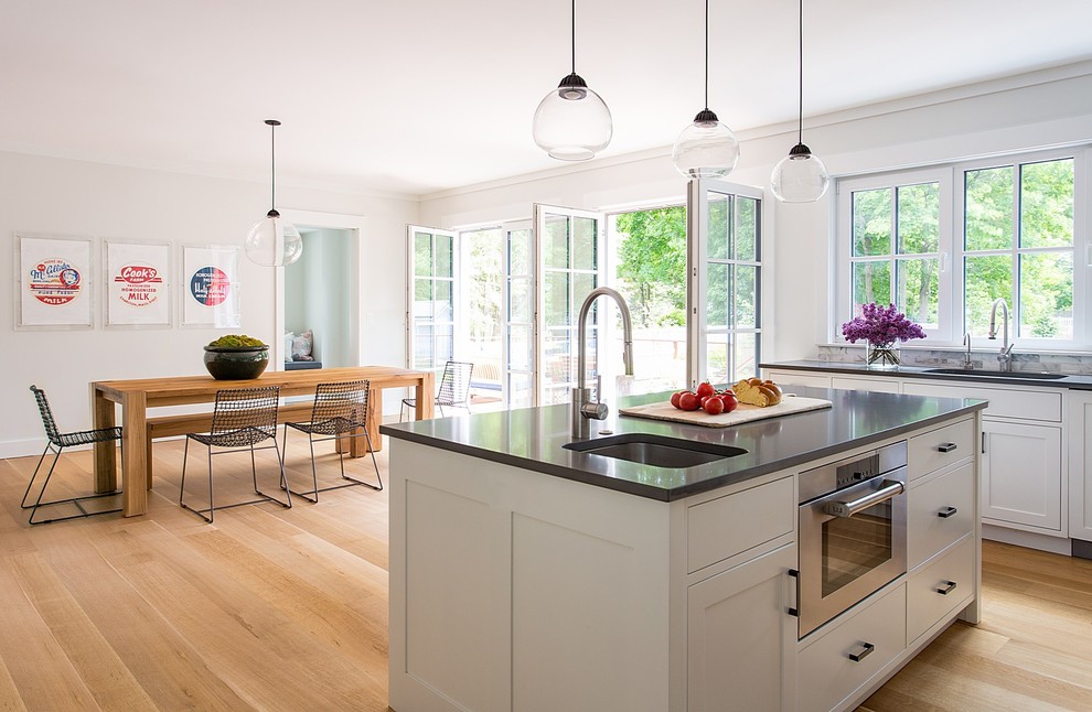 Wellesley Green Home - Contemporary - Kitchen - Boston - by ZeroEnergy