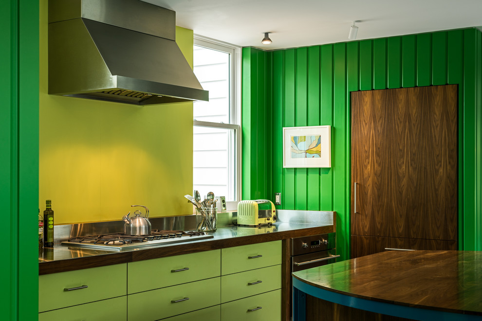 Inspiration for a 1960s kitchen remodel in Houston