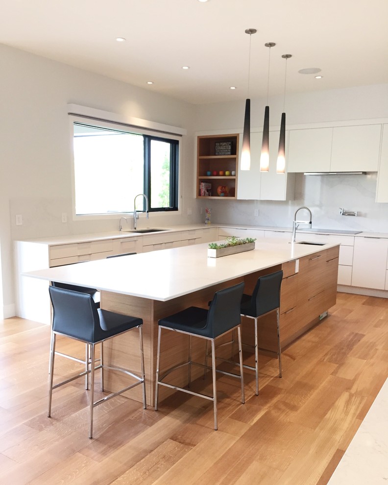 West Coast Contemporary - Contemporary - Kitchen - Edmonton - by Fran