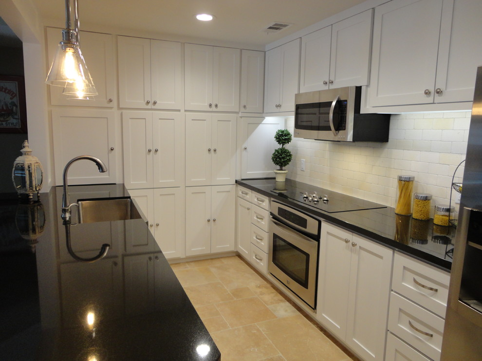 Westbury Total Kitchen Renovation Project Contemporary Kitchen