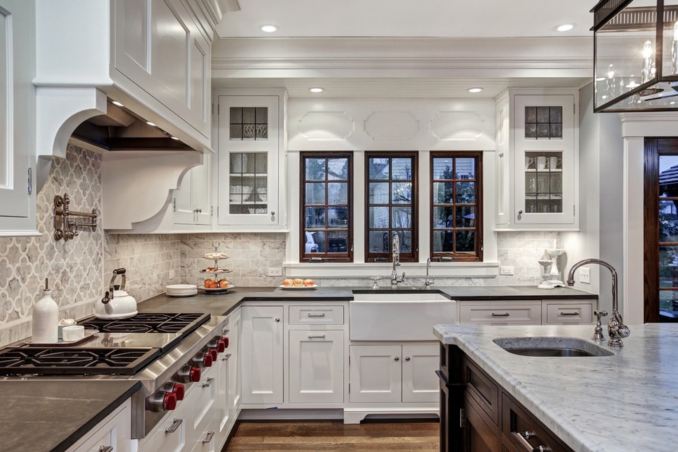 Westfield Nj Tudor Revival Traditional Kitchen New York By Freeman Hall Design