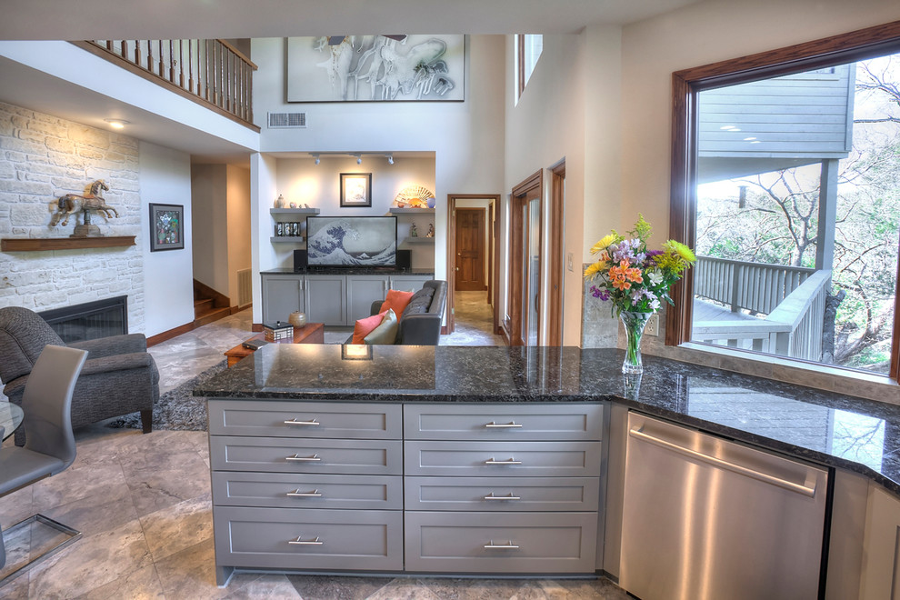 Westlake Kitchen with a View Modern Kitchen Austin by TopNotch