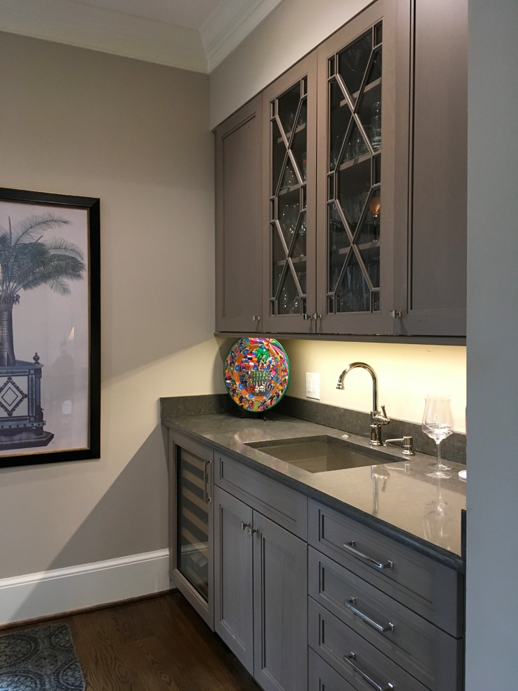 Wet Bar Contemporary Kitchen DC Metro by Alexandria Kitchen