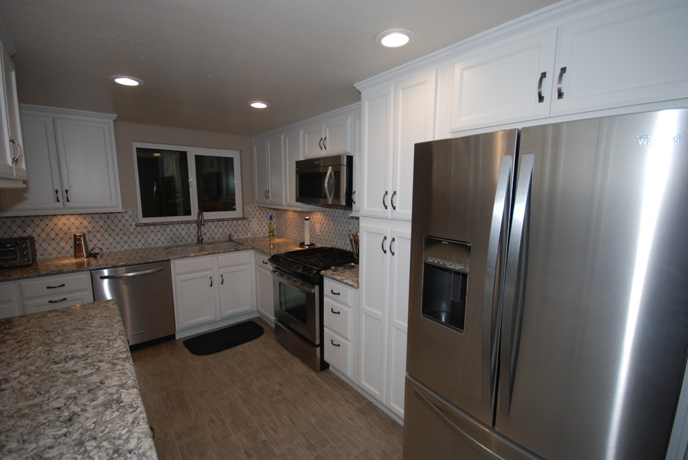 White/Bellingham Traditional Kitchen Other by Blue River