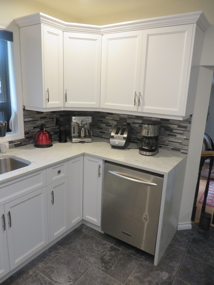 White Beveled Shaker Kitchen Long Lake Nanaimo Cabinet Refacing Contemporary Vancouver By Birdseye Cabinetry Houzz White Beveled Shaker Kitchen Long, Kitchen Cabinet Refinishing Nanaimo