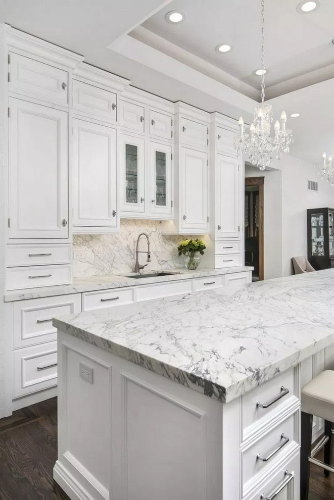 White Cabinets - Traditional - Kitchen - Columbus - by ...