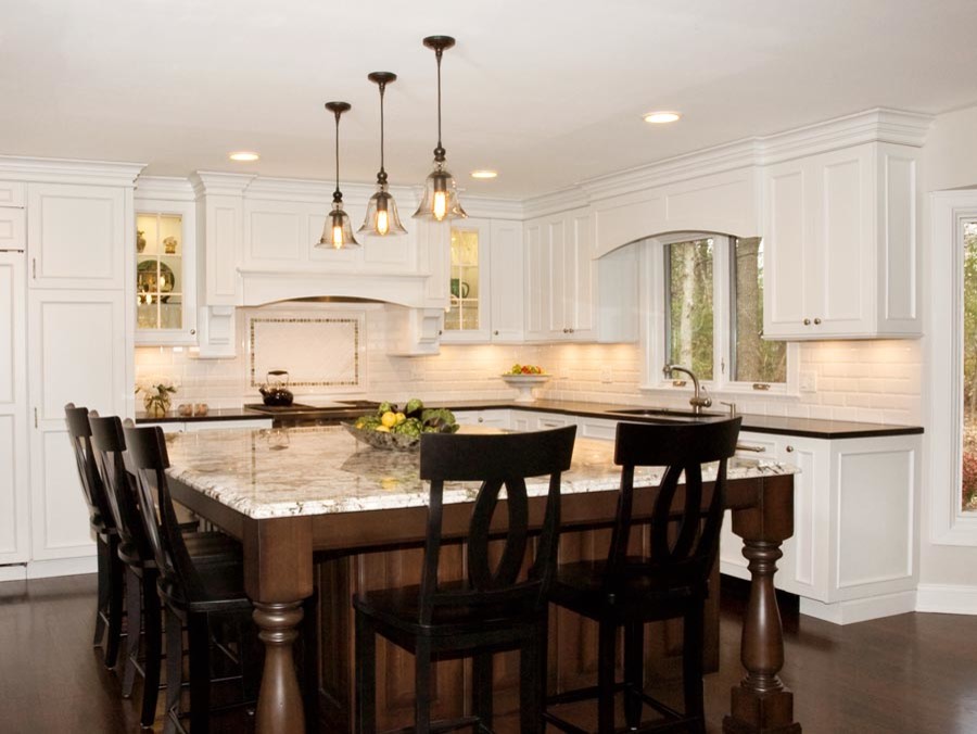 White Chocolate Kitchen in Wheaton Traditional Kitchen Chicago