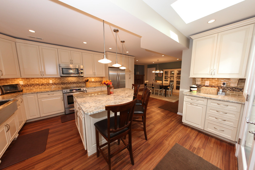 White French Country Kitchen Remodel Annapolis, MD Kitchen DC Metro
