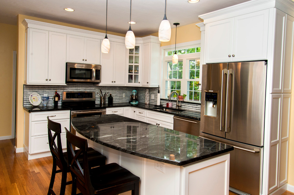 White Hometown Kitchen Plymouth Ma Transitional Kitchen Boston By White Wood Kitchens