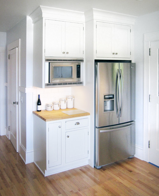 White Inset Shaker Kitchen Craftsman Cuisine Portland par KE