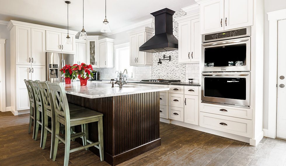 white kitchen Kitchen New York by ART OF KITCHEN & TILE