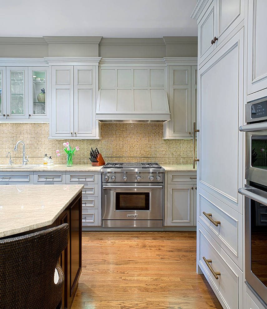 White Kitchen Chicago Transitional Kitchen Chicago By Benvenuti And Stein Houzz