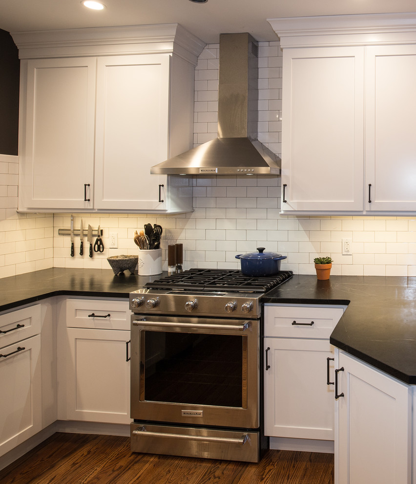 White Kitchen - Transitional - Kitchen - Philadelphia - by ...