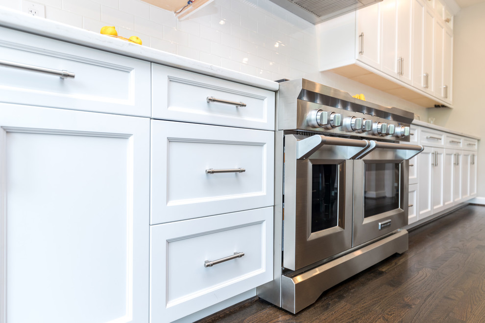 White Kitchen Project Kitchen Remodeling in Ashburn, VA