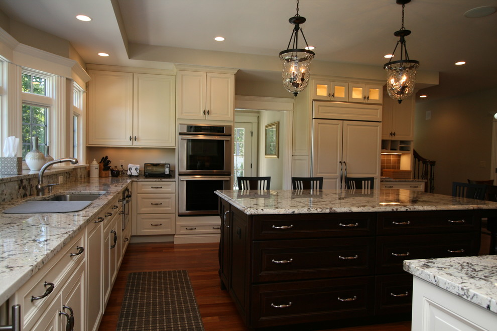 White Kitchen Westford - Traditional - Kitchen - Boston - by Right ...