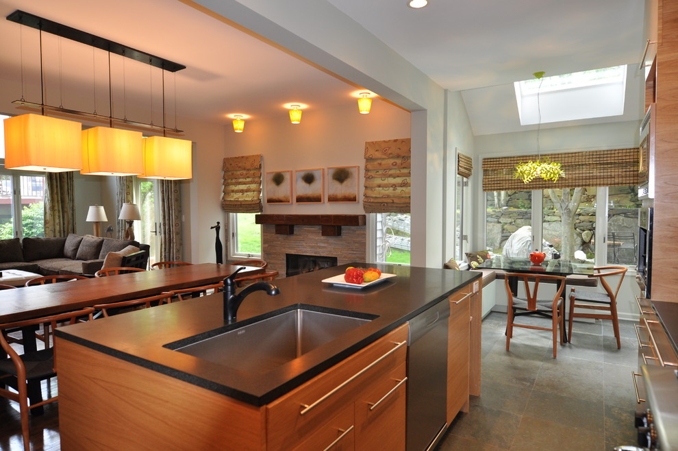 White Plains Retreat - Contemporary - Kitchen - New York - by Cathy Schlecter Design, Inc. | Houzz