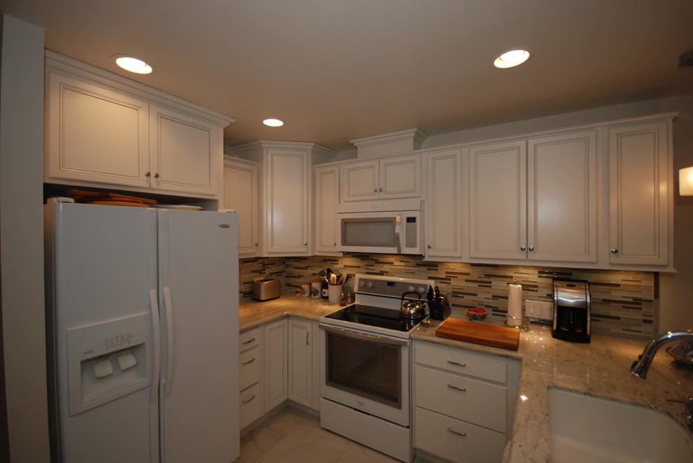 White/River White Traditional Kitchen Other by Blue River