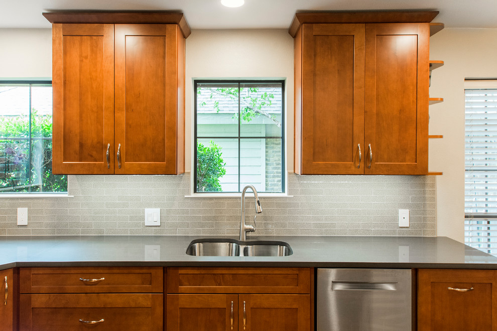 White Rose Kitchen Craftsman Kitchen Dallas by Alair Homes