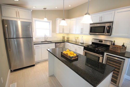 Modern Canadian kitchen featuring durable RTA cabinets in a bright, organized layout