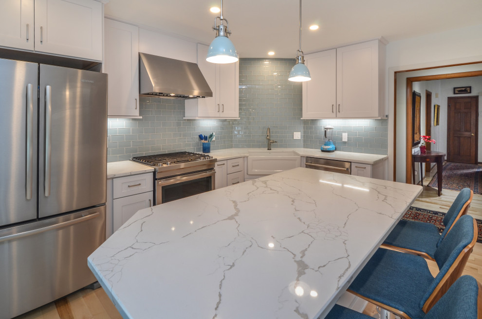 White Shaker Kitchen Design Williamsburg, VA ...