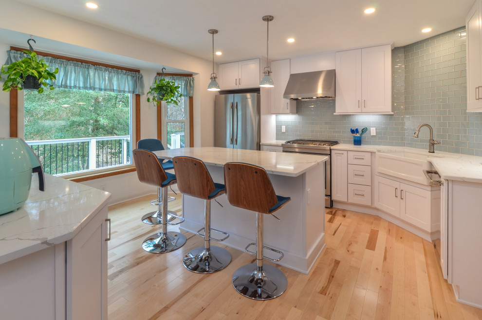 White Shaker Kitchen Design Williamsburg, VA ...