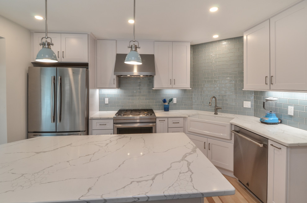 White Shaker Kitchen Design Williamsburg, VA ...