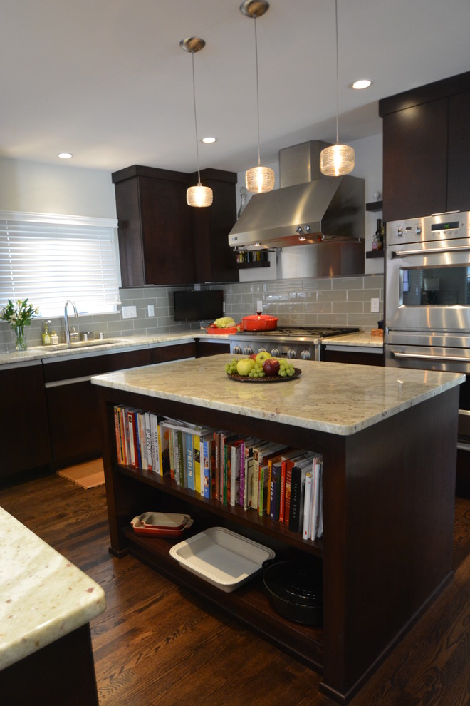 Whitefish Bay Wisconsin Contemporary kitchen addition and remodel
