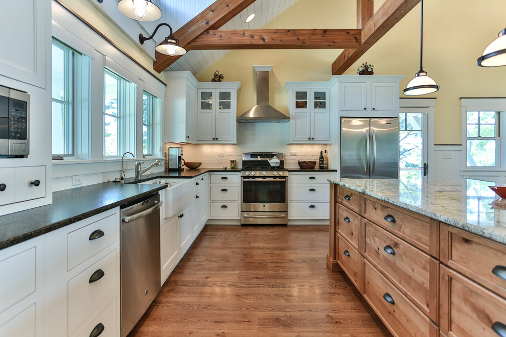 Whitewater Lake Lakeside Craftsman Kitchen Craftsman Kitchen Milwaukee by R. Lynam