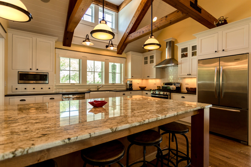 Whitewater Lake Lakeside Craftsman Kitchen Craftsman Kitchen Milwaukee by R. Lynam