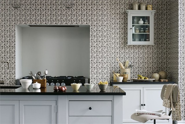 William Morris - Wallpaper - Country - Kitchen - San Diego - by Design  District Access | Houzz IE