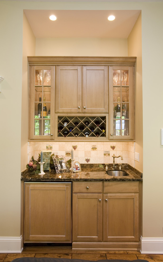 Wine Rack and Sink - Traditional - Kitchen - Chicago - by Cheryl D