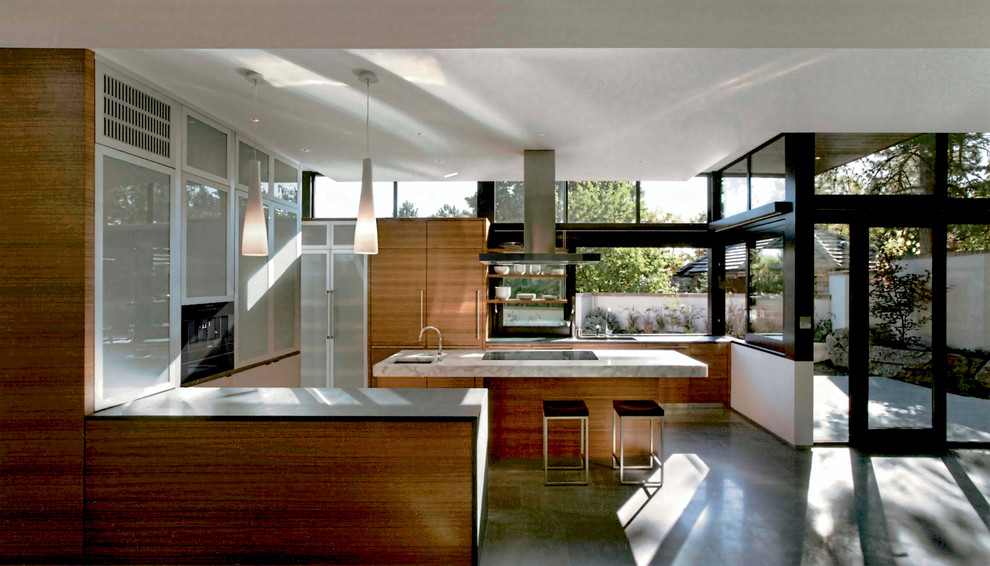 Moderne Küche in Los Angeles