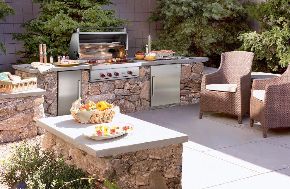 Wolf Outdoor Grilles & Appliances Rustic Kitchen Philadelphia
