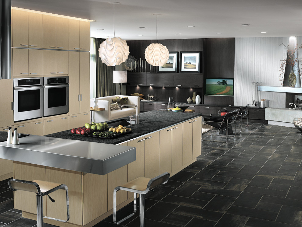WoodMode Looks Modern Kitchen Modern Kitchen Houston by K&N