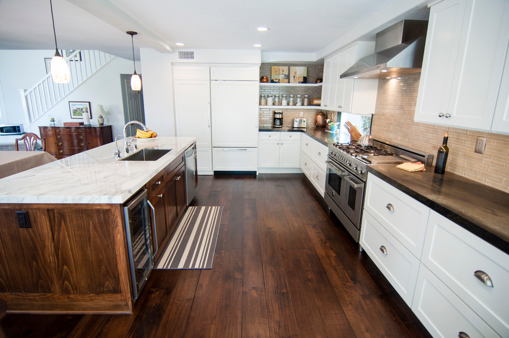 Woodbridge Kitchen Transitional Kitchen Los Angeles by puertasdesign Houzz