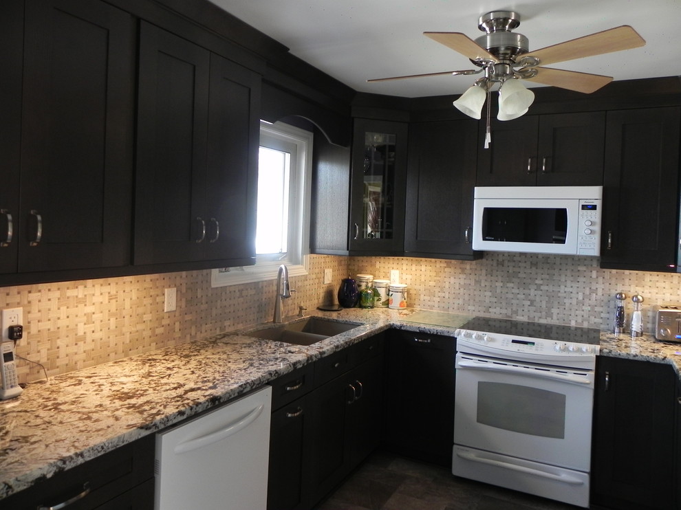 Woodcrest Rift Oak Thunder Modern Kitchen Toronto by